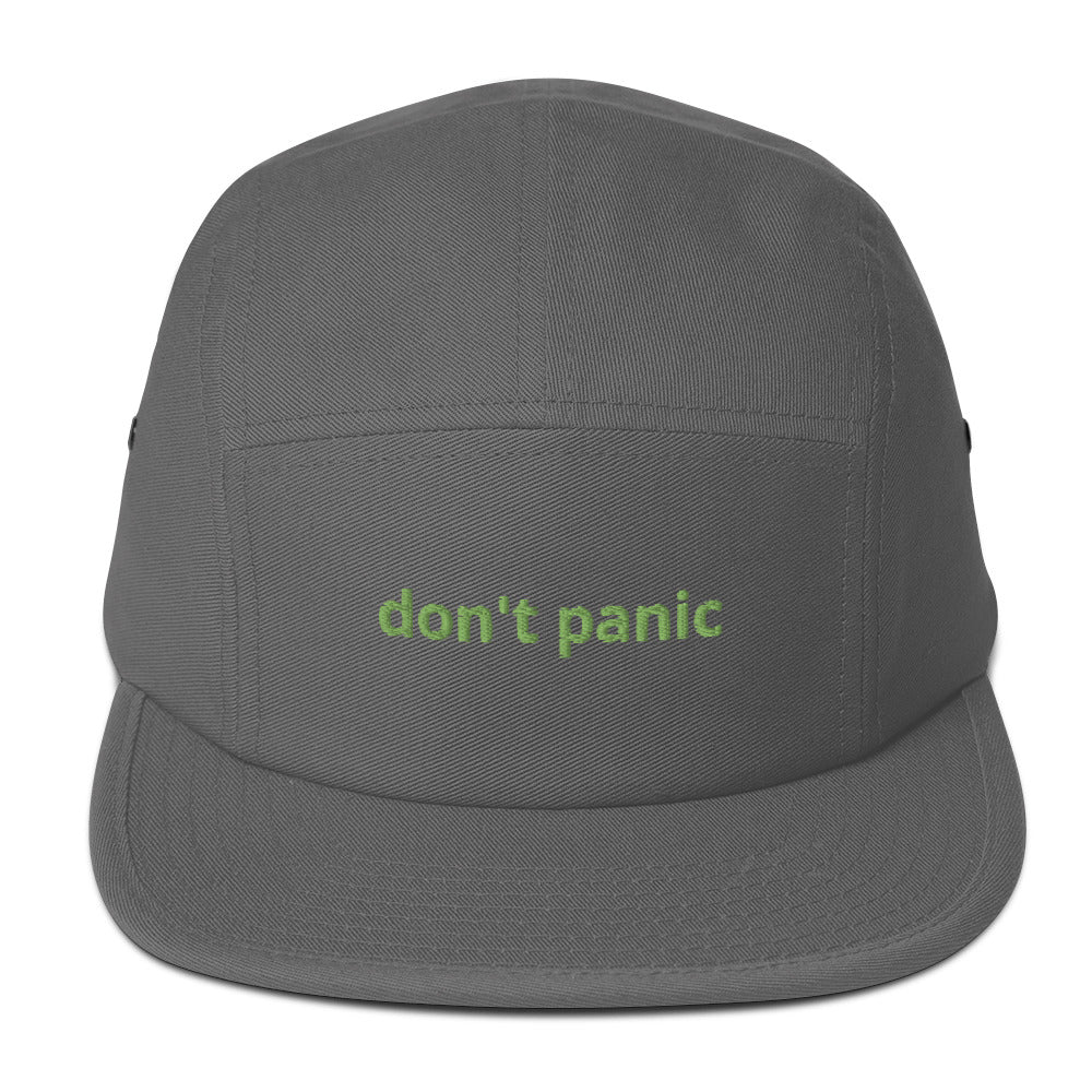Don't Panic Five Panel Cap