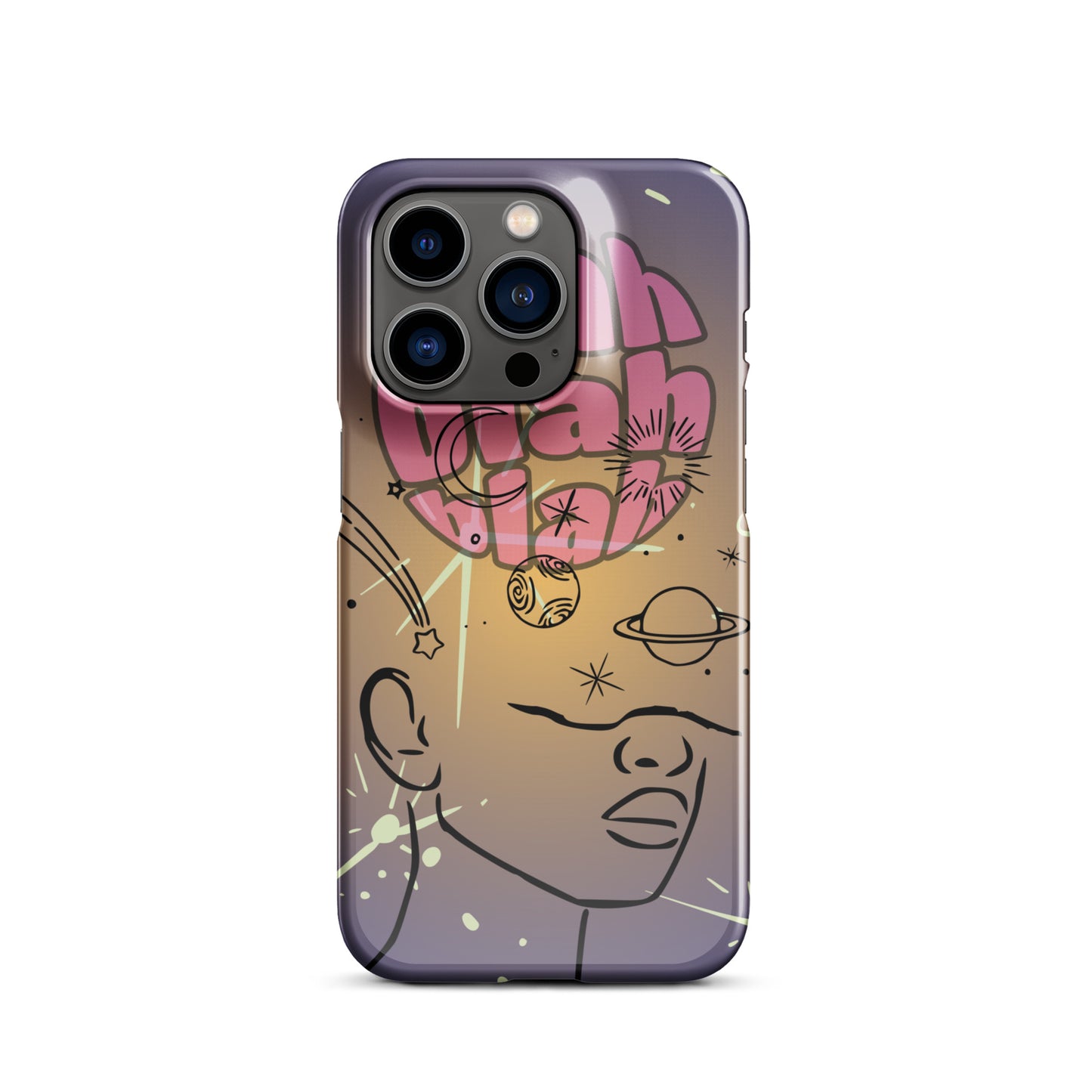 Bla Bla Bla Snap case for iPhone®