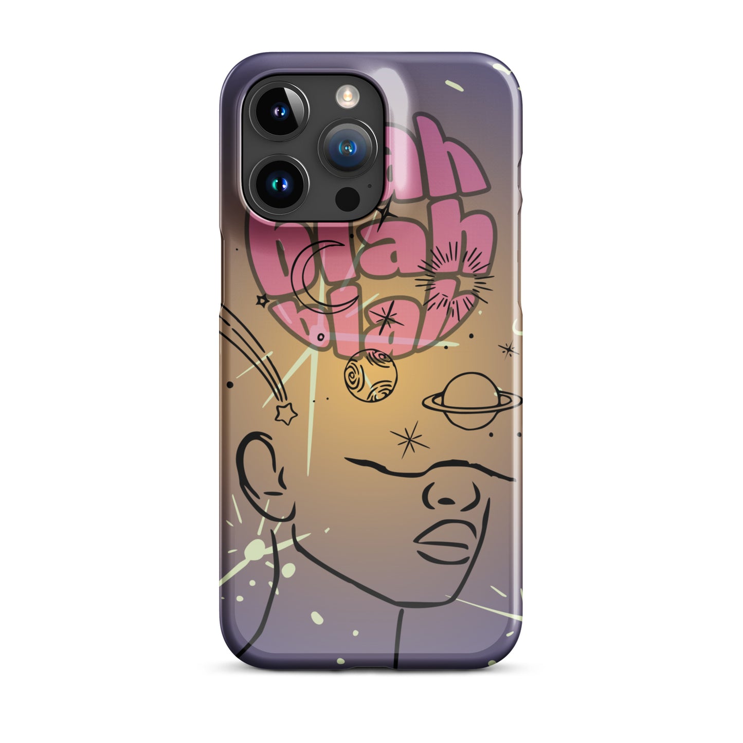 Bla Bla Bla Snap case for iPhone®