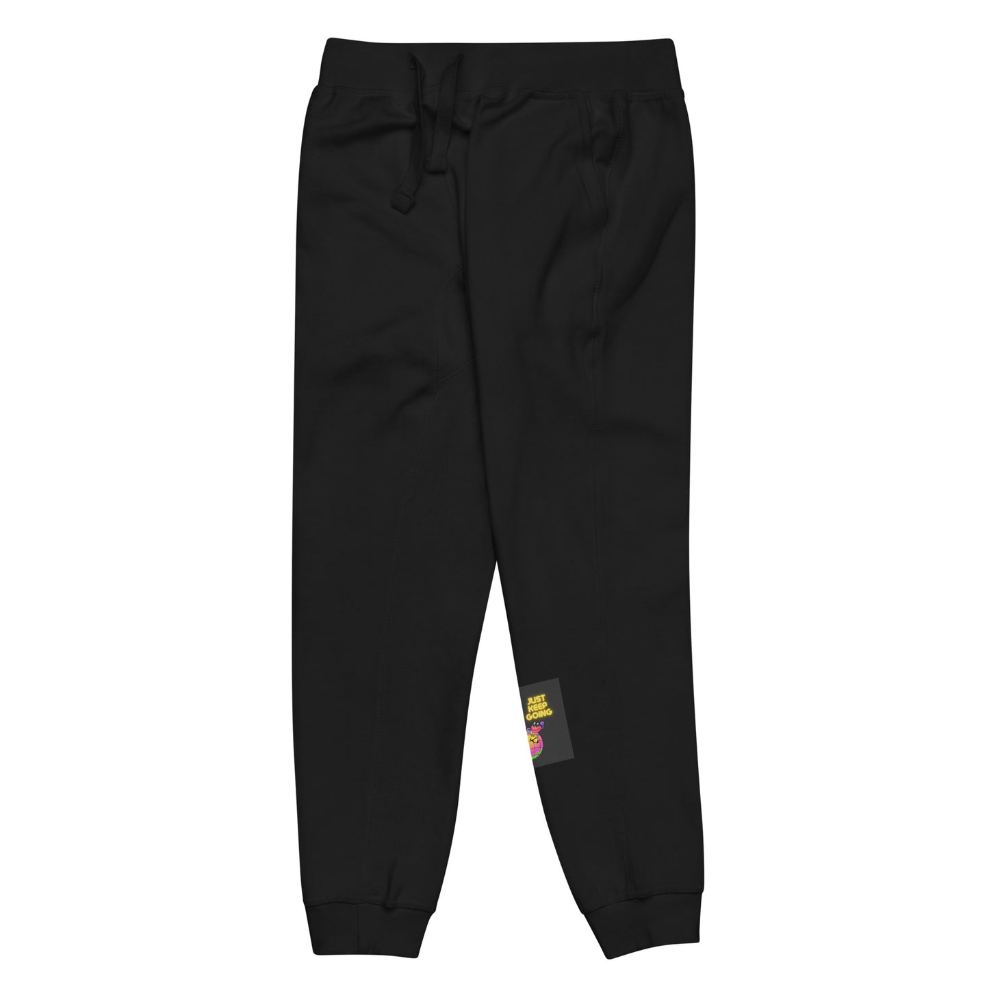 Just Keep Going! Unisex fleece-lined joggers