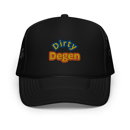 Classic Dirty Degen Foam Trucker Hat