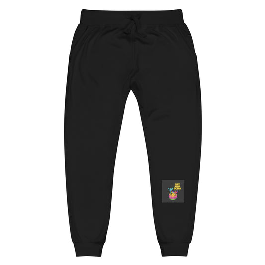 Just Keep Going! Unisex fleece-lined joggers